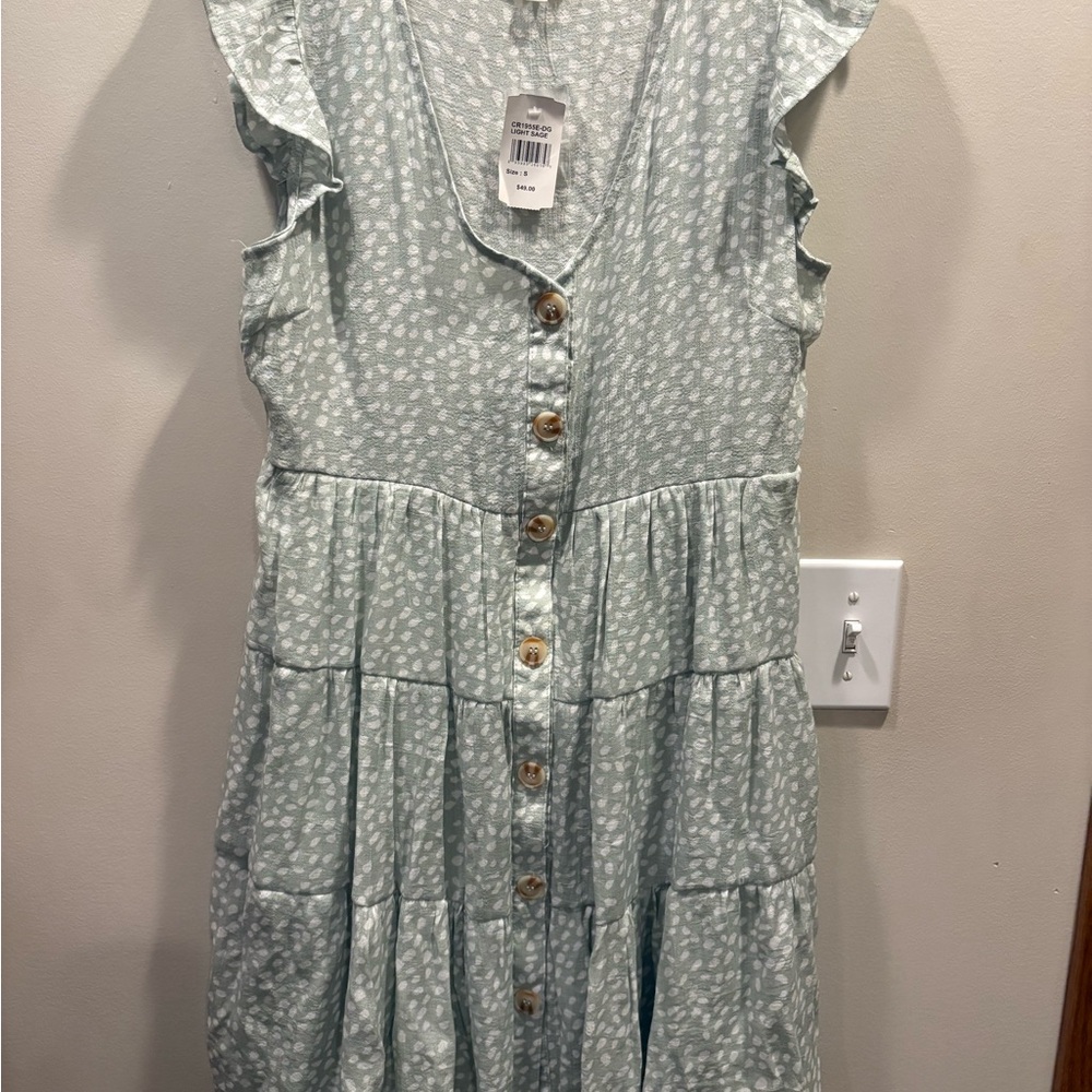 Blu Pepper green Dress - Picture 2 of 6